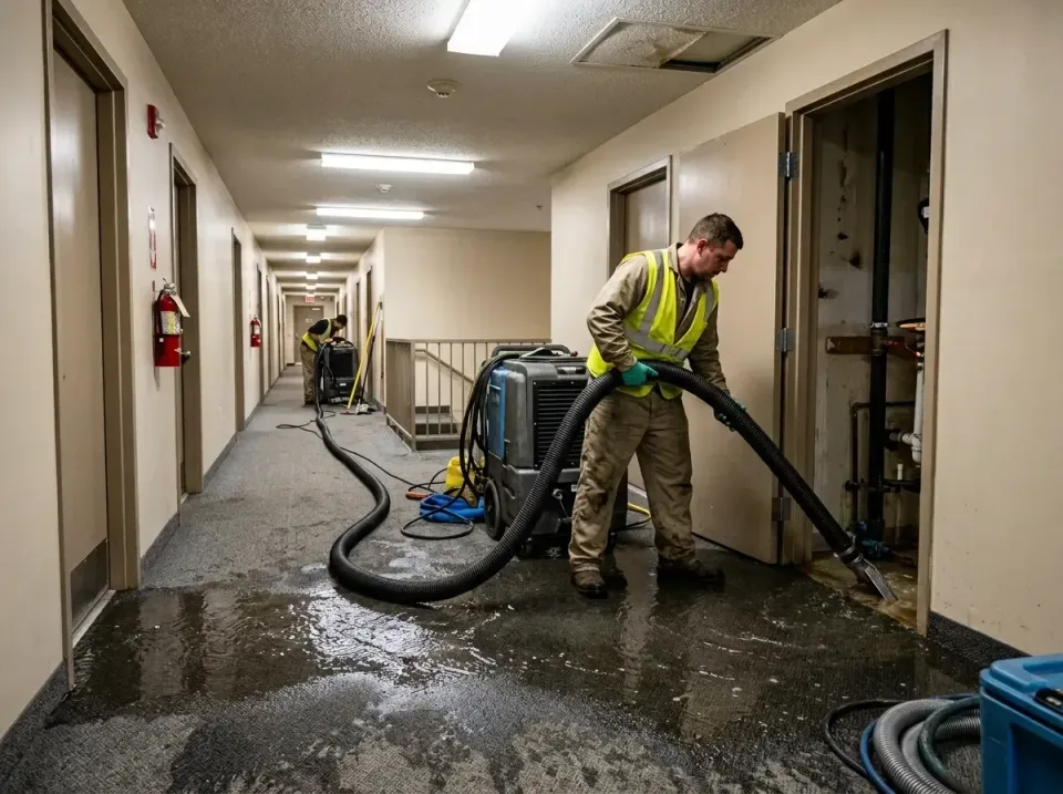 multi-unit-apartment-hallway-f-005 — frequently asked questions, Emergency Burst Pipe Water Extraction & Removal in Golden B…